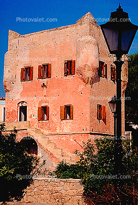 Building, windows, Aegina