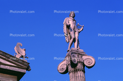 Apollo, Statue, The Academy of Athens