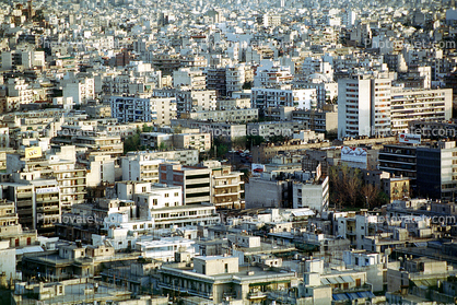 Cityscape, skyline, buildings, Athens