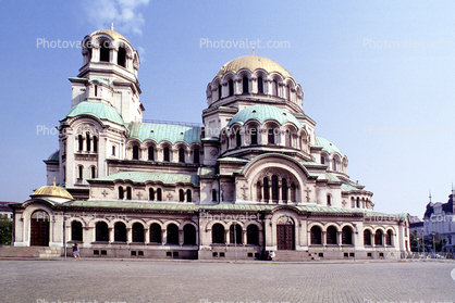 Alexander Nevsky Cathedral, Eastern Orthodox, Gold Plated Dome, landmark Sofia