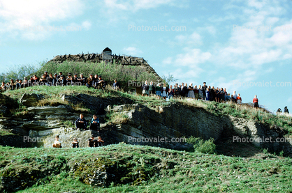 People on a Hillside, Hill, August 1968