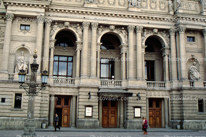 National Opera Building in Lviv, 3 September 1992