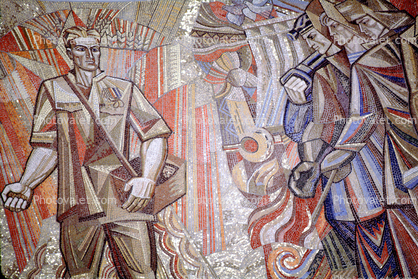 Communist Era Artwork, Kiev, 29 April 1992