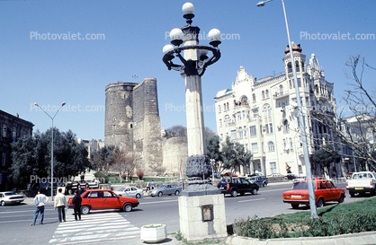 The Maiden Tower in Old Baku