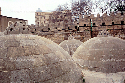Walled City of Baku with the Shirvanshah's Palace, dome
