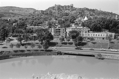 Mtkvanri River, Narujaka fortress, Narikala Castle, Tblisi