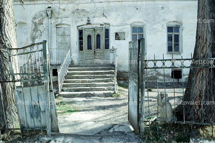 Stairs, Steps, Door, Doorway, Entryway
