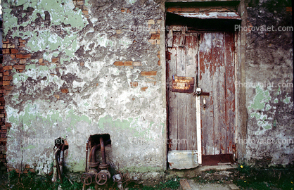 Old Wooden Door, Entrance, Mestia, Svaneti