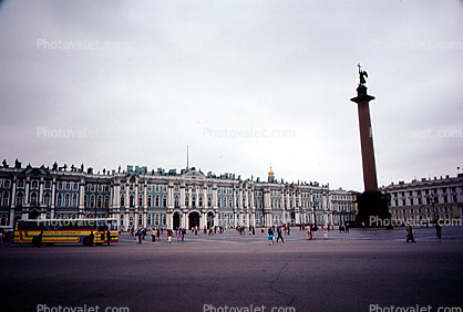 Alexander Column, Palace Square, The Winter Palace, (Hermitage), 1950s