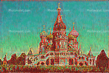 Paisly Transcendental Cathedral of Saint Basil, Abstract