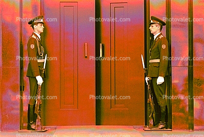 Guards at Lenins Tomb, Red-Square, Russian Army, Door, Doorway