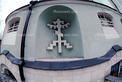 Russian Orthodox Cross, Church, building