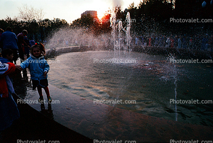 Girl at a Water Fountain