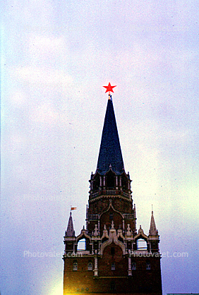 The Trinity Tower, Twilight, Dusk, Dawn, Red Star, Steeple