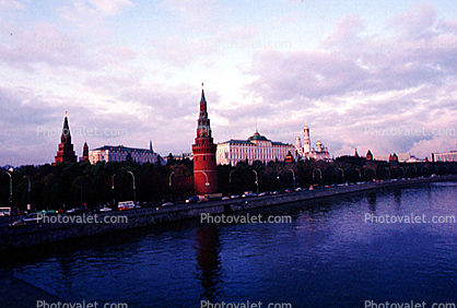 The Moskvoretskaya Tower, Moscow River