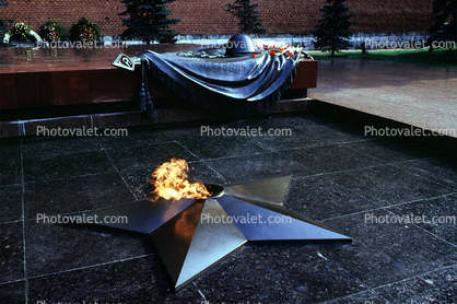 Tomb of the Unknown Soldier, eternal flame, star, memorial, Red Square