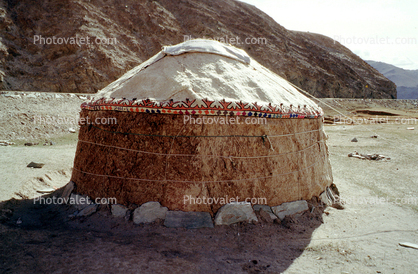 Desert, hut, home, building, Kashgar