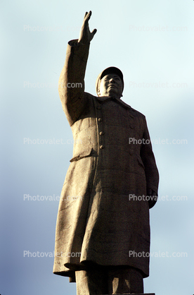 mao tse tung, statue, Kashgar