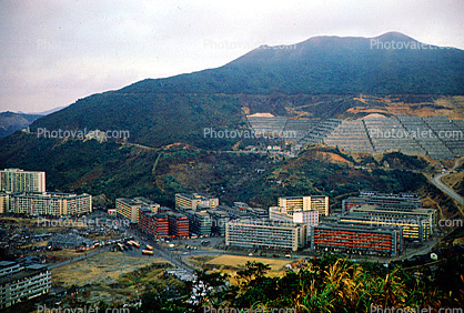 Apartments, Houseing, Mountains, Hills, Buildings, 1968, 1960s
