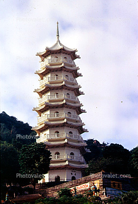 Pagoda, Tiger Balm Gardens, 1968, 1960s
