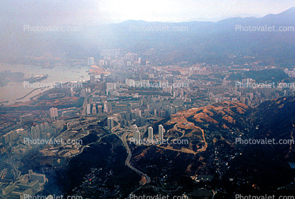 Hills, Smog, Apartment Buildings, 1982, 1980s