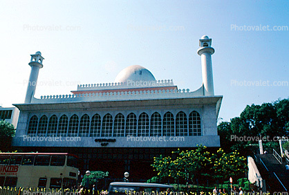Mosque, Building, Minaret, 1990