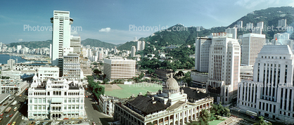government buildings, dome, hills, mountains