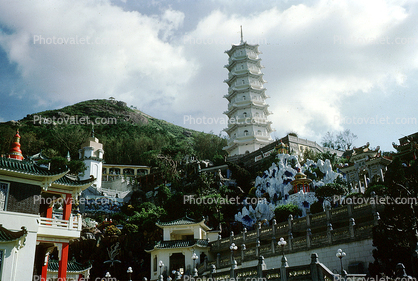Pagoda, Tiger Balm Gardens, 1962, 1960s