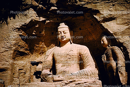 Buddha Statue, Yungang Grottoes, Caves, Datong