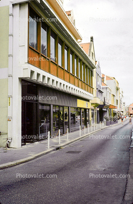 Street, buildings, Willemstad, Curacao