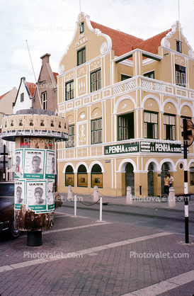 Gable buildings, Willemstad, Curacao