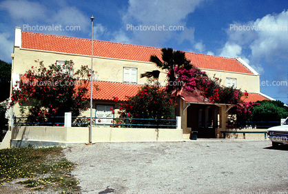 Yellow Building, Red Roof, Willemstad, Curacao