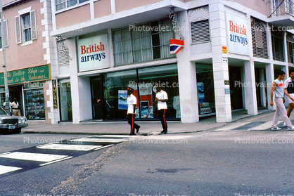 British Airways Ticket Office, Crosswalk, Nassau