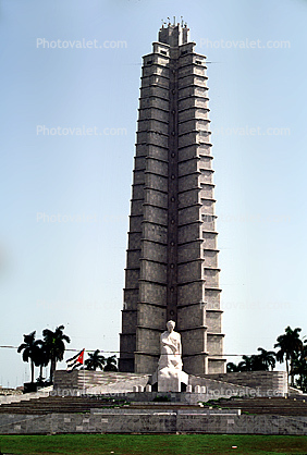 Jose Marti Monument, statue, famous landmark, Revolution Square