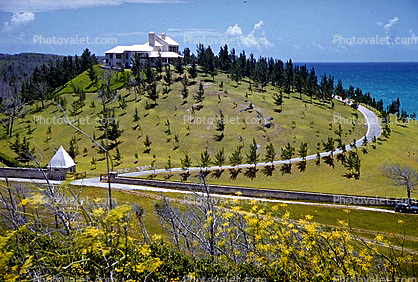 Mansion, Home, House, Hill, Wall, West Whale Bay, 1950s