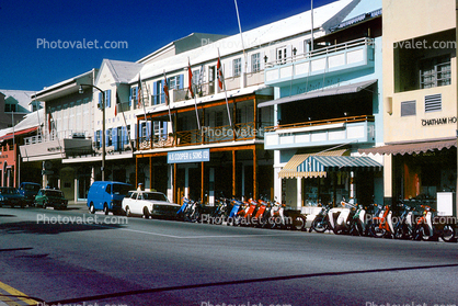 AS Cooper & Sons Ltd, Archie Brown & Son, buildings, shops, cars, Bermuda