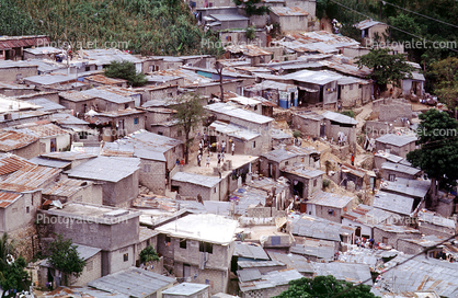 Slum, Shanty town, Port-au-Prince, Haiti