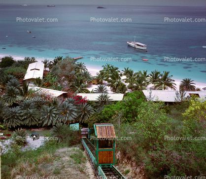 Caribbean Beach Club, Coast, Coastline, Hill, Funicular
