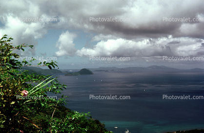 Coast, Coastline, hills, Tortola Island, British Virgin Islands