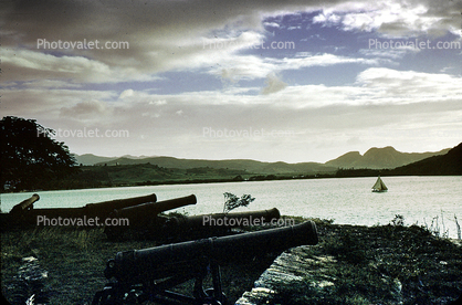 Harbor, Fort, Cannons, Artillery, gun, Shore, Shoreline, coast, coastal, coastline, Saint Croix