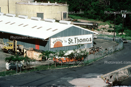 Saint Thomas Harbor, Dock, Warehouse building, Oil Storage Tanks