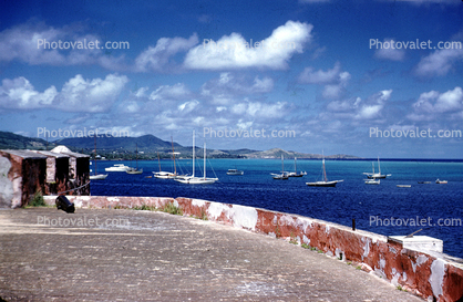 Harbor, Moored Boats, Saint Croix