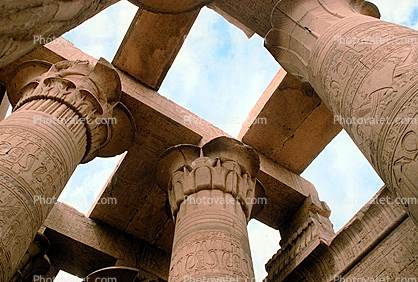 Columns of Luxor Temple, (Thebes)