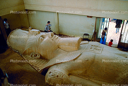 Ramses II, Memphis, Nile Valley, Landmark, Indoors, Interior, Archaeology, Building, Museum