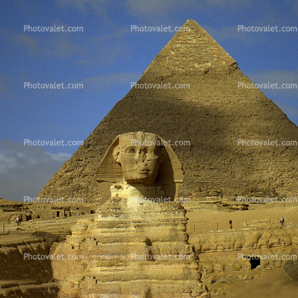 Sphynx, The Great Pyramid of Cheops, Giza
