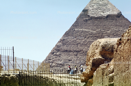 Sphinx, Pyramid, Giza, landmark