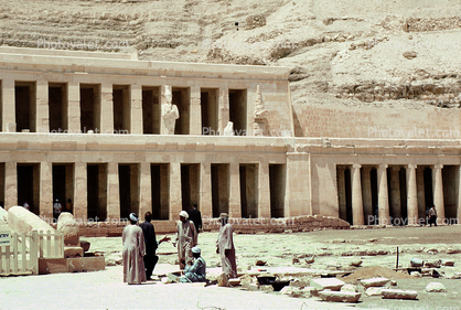 Mortuary Temple of Queen Hatshepsut, dedicated to the sun god Amon-Ra
