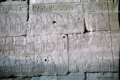 figures, bar-Relief art, Karnak, Luxor, Egypt