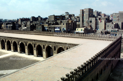 Ibn Tulun Mosque, Building, skyline, cityscape, Cairo
