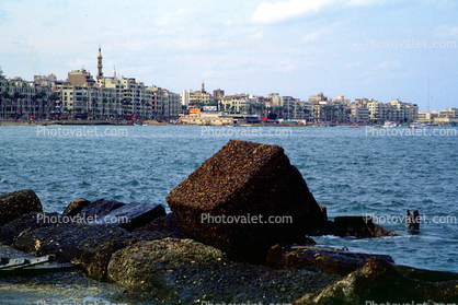 waterfront, buildings, cube, Alexandria
